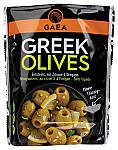 Gaea Griechische entsteinte Grüne Oliven mariniert mit Zitrone und Oregano 150g